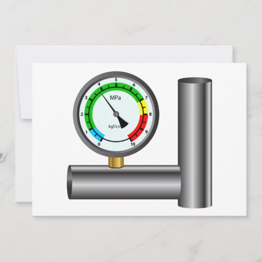 Gasmanometeruitvindingen Kaart (Voorkant)
