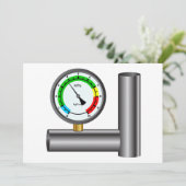 Gasmanometeruitvindingen Kaart (Staand voorkant)