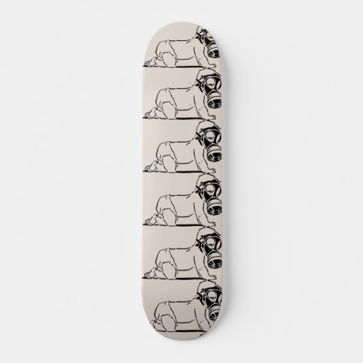 GASMASK BABY SKATEBOARDS (Voorkant)