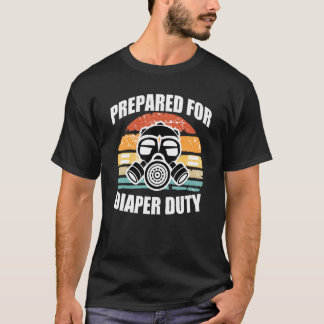 GasMask Gemaakt Voor Luierservice T-shirt