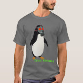 Gasmask Penguin T-shirt (Voorkant)