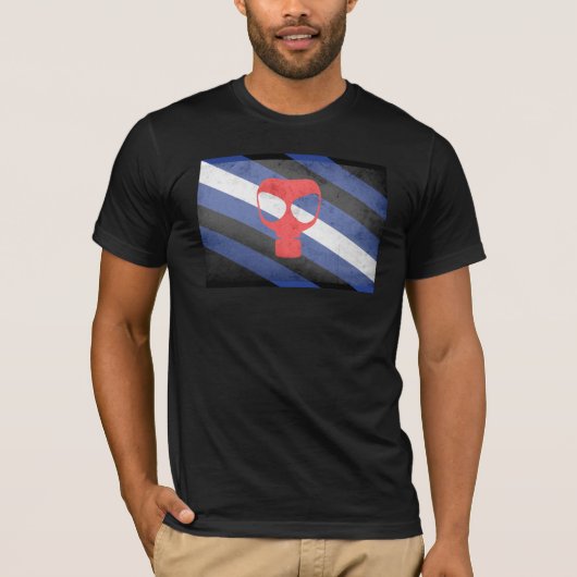 GASMASK PROUDHEIDSVLAG T-SHIRT (Voorkant)