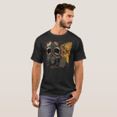 Gasmask Schedel Biohazard T-shirt (Voorkant volledig)