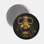 gasmasker2 magneet (Voorkant / Achterkant)