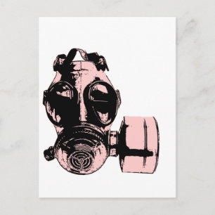 Gasmasker Briefkaart
