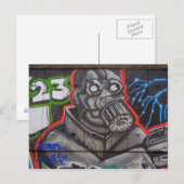 Gasmasker Briefkaart (Voorkant / Achterkant)