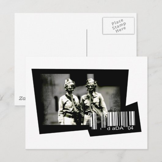 gasmasker (briefkaart) briefkaart (Voorkant / Achterkant)