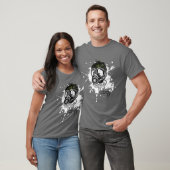 Gasmasker en Natuur op grijs T-shirt (Unisex)