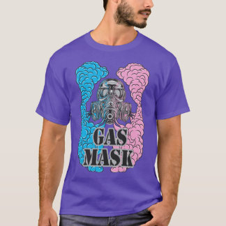 Gasmasker en -rook t-shirt