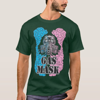 Gasmasker en -rook t-shirt