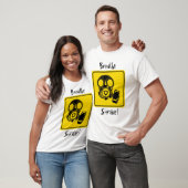 Gasmasker ontwerp Mannen T-shirt (Unisex)