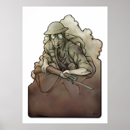 Gasmasker Poster (Voorkant)