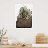 Gasmasker Poster (Keuken)