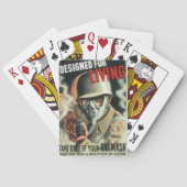 Gasmasker Speelkaarten (Achterkant)