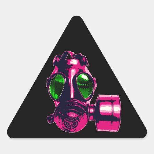 Gasmasker Sticker (Voorkant)