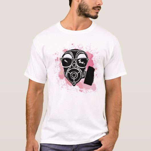 Gasmasker T-shirt (Voorkant)