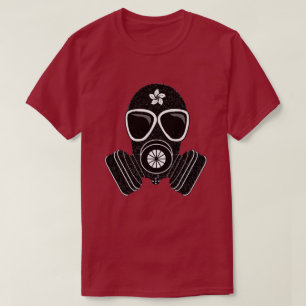 Gasmasker van Hongkong T-shirt
