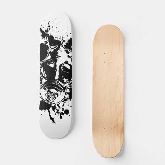 Gasmaskerdecer Persoonlijk Skateboard (Voorkant)