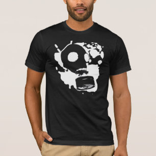 Gasmaskers graffiti t-shirt