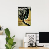 gasmaskerveiligheid in de Tweede Wereldoorlog Poster (Thuiskantoor)