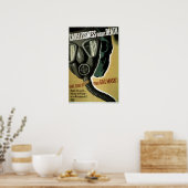 gasmaskerveiligheid in de Tweede Wereldoorlog Poster (Keuken)