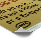 gasmaskerveiligheid in de Tweede Wereldoorlog Poster (Hoek)