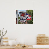  Gasoline Adverteren Poster (Keuken)