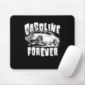 Gasoline Forever Funny Gas Cars T - shirts Muismat (Met muis)