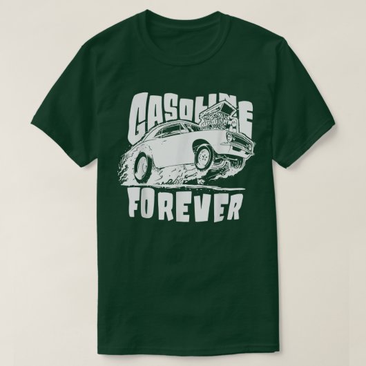 Gasoline Forever Funny Gas Cars Tees 94 (Design voorkant)