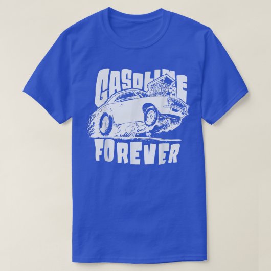 Gasoline Forever Funny Gas Cars Tees 94 (Design voorkant)