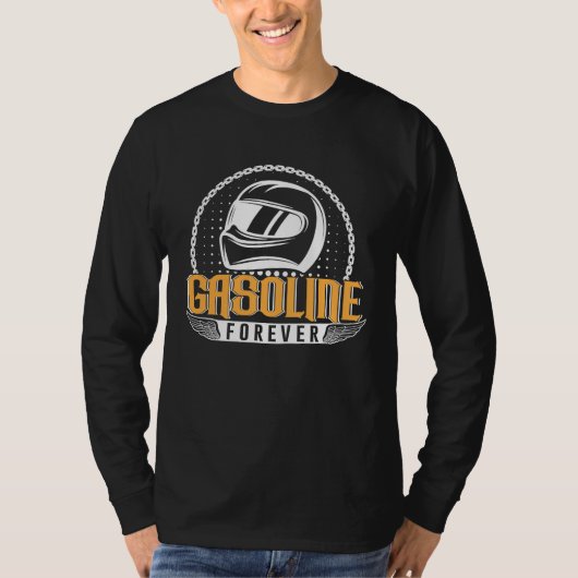 Gasoline Forever  Gas Cars  2 T-shirt (Voorkant)