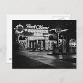 Gasoline Station Hollywood California  1942 Briefkaart (Voorkant / Achterkant)