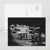 Gasoline Station Hollywood California 1942 Briefkaart (Voorkant / Achterkant)