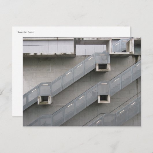 Gasometer Parkgarage Briefkaart (Voorkant / Achterkant)