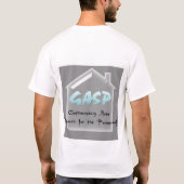 GASP_logo, teamleider T-shirt (Achterkant)
