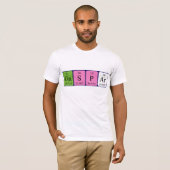 Gaspar periodiek table name shirt (Voorkant volledig)