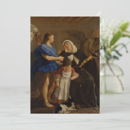 Gaspare Traversi - Saint Margaret of Cortona Kaart (Staand voorkant)