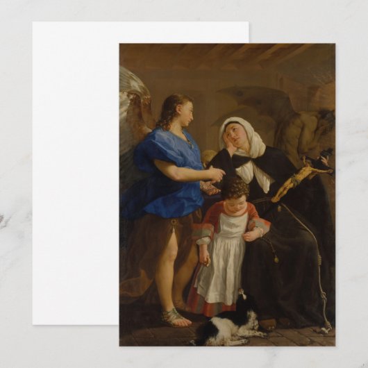 Gaspare Traversi - Saint Margaret of Cortona Kaart (Voorkant / Achterkant)