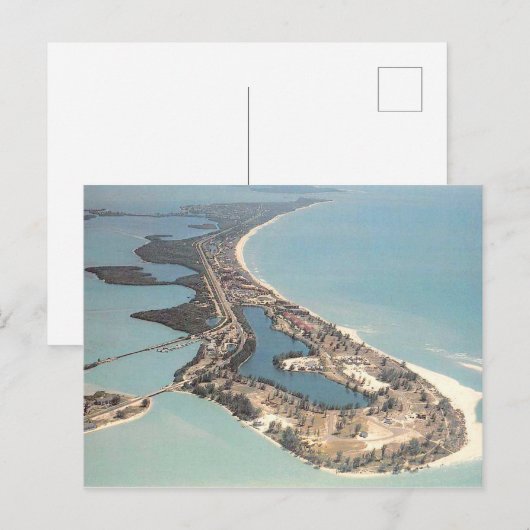 Gasparilla Island Boca Grande  uitzicht Briefkaart (Voorkant / Achterkant)