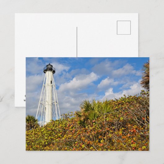 Gasparilla Island Florida Lighthouse Briefkaart (Voorkant / Achterkant)
