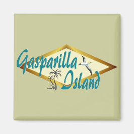 Gasparilla Island Florida strandontwerp Magneet