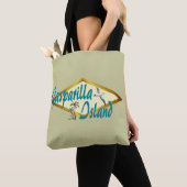 Gasparilla Island Florida Zeemeeuw ontwerp Tote Bag (Dichtbij)