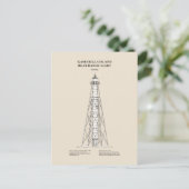 Gasparilla Island Rear Range Light - Florida - SBD Briefkaart (Staand voorkant)