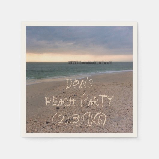 Gasparilla Island Sunset Servet (Voorkant)