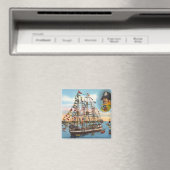  Gasparilla Piratenschip Tampa Magneet (Insitu (Vaatwasser))