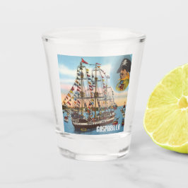 Gasparilla Piratenschip Tampa Shot Glas