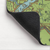 Gaspe Peninsula, Canada Map Muismat (Hoek)
