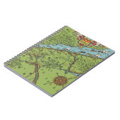 Gaspe Peninsula, Canada Map Notitieboek (Linkerzijde)