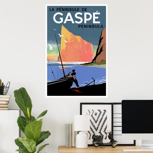 Gaspé Peninsula ~ Canada Poster (Thuiskantoor)