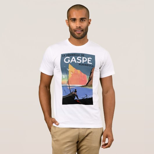 Gaspé Peninsula ~ Canada T-shirt (Voorkant volledig)